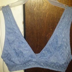 Blue Lace Bra